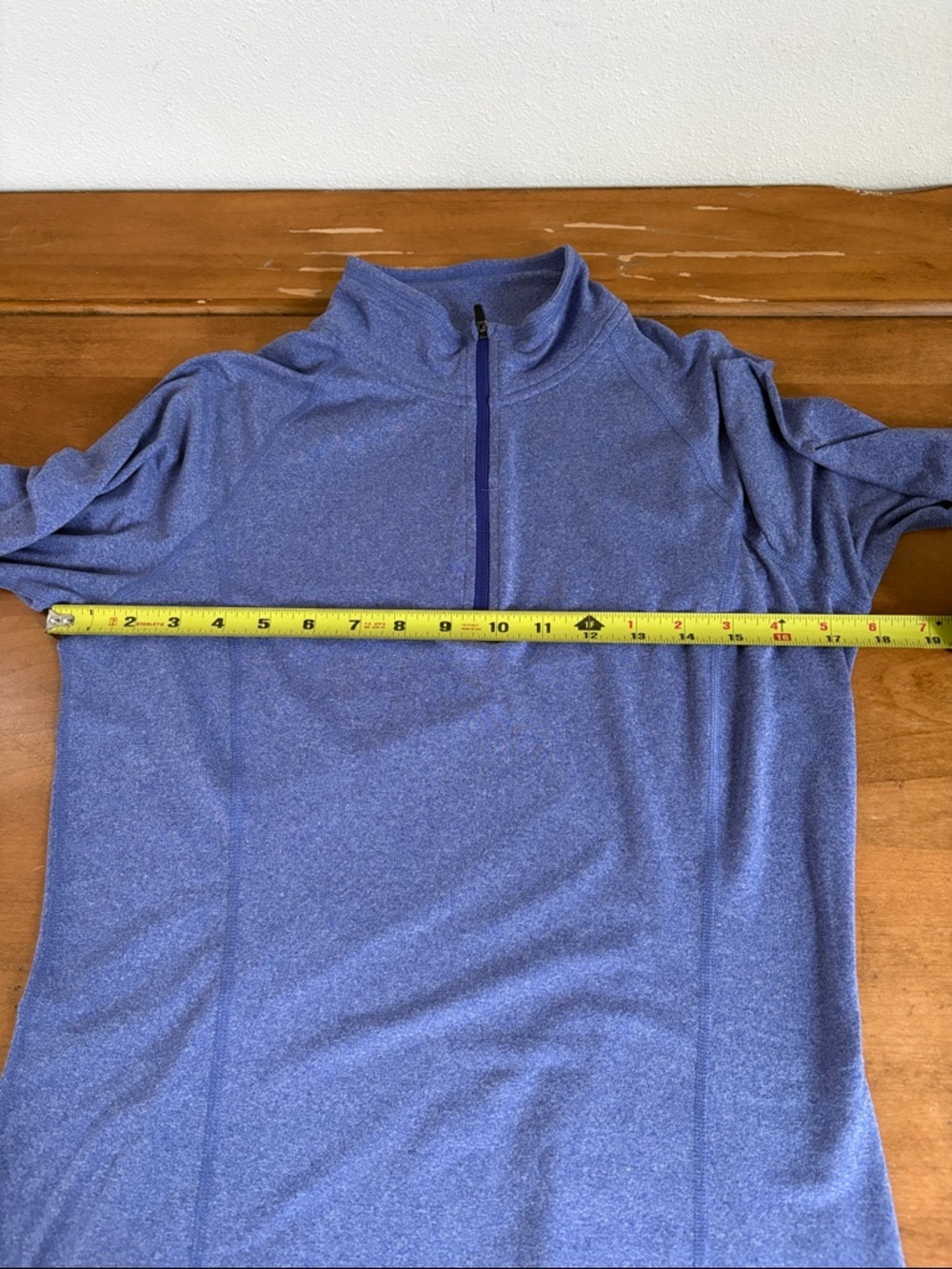 REI Co-op Heathered Blue Long-Sleeve Pullover Size Small - Picture 6 of 12